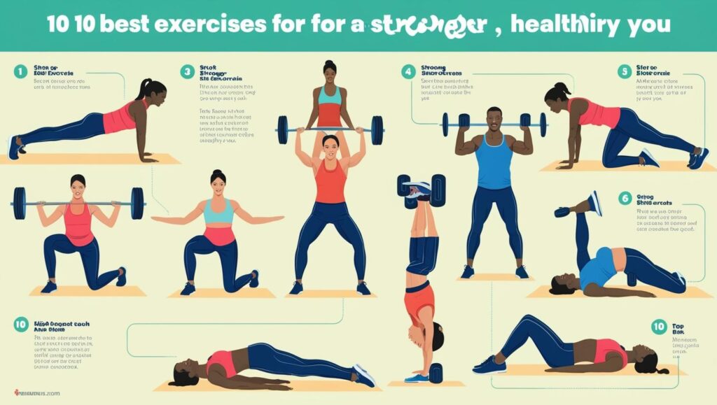 The 10 Best Exercises for a Stronger, Healthier You (3) The 12 Best Workouts to Transform Your Fitness Routine