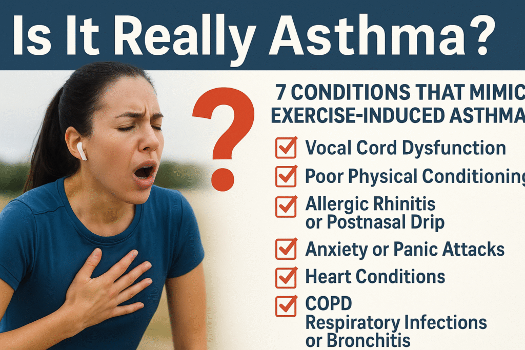 What can be mistaken for exercise-induced asthma What can be mistaken for exercise-induced asthma