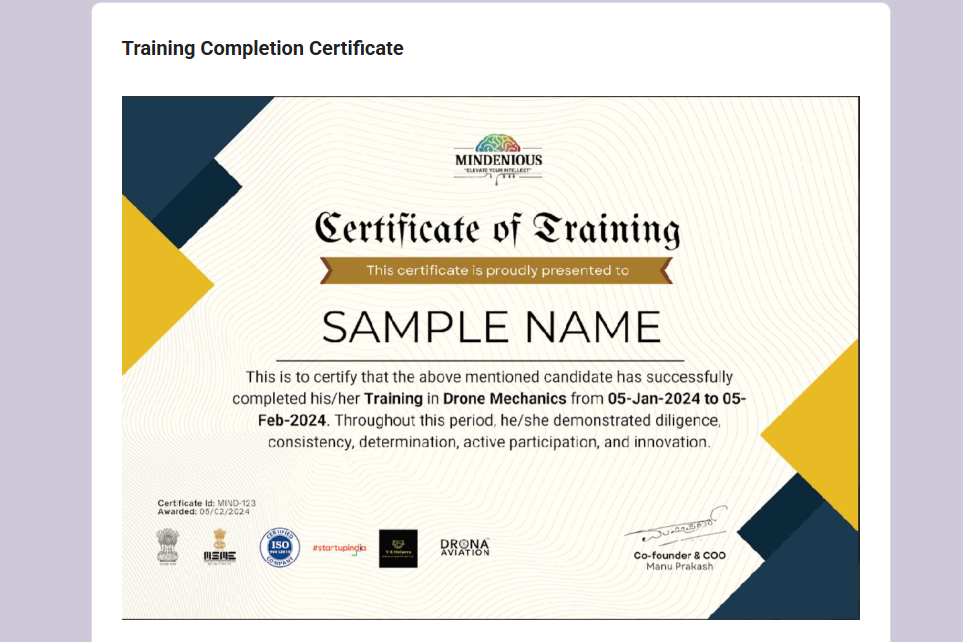 Screenshot 2025-06-14 123901 Kickstart Your Career with MINDENIOUS: A 2-Month Training & Internship Program